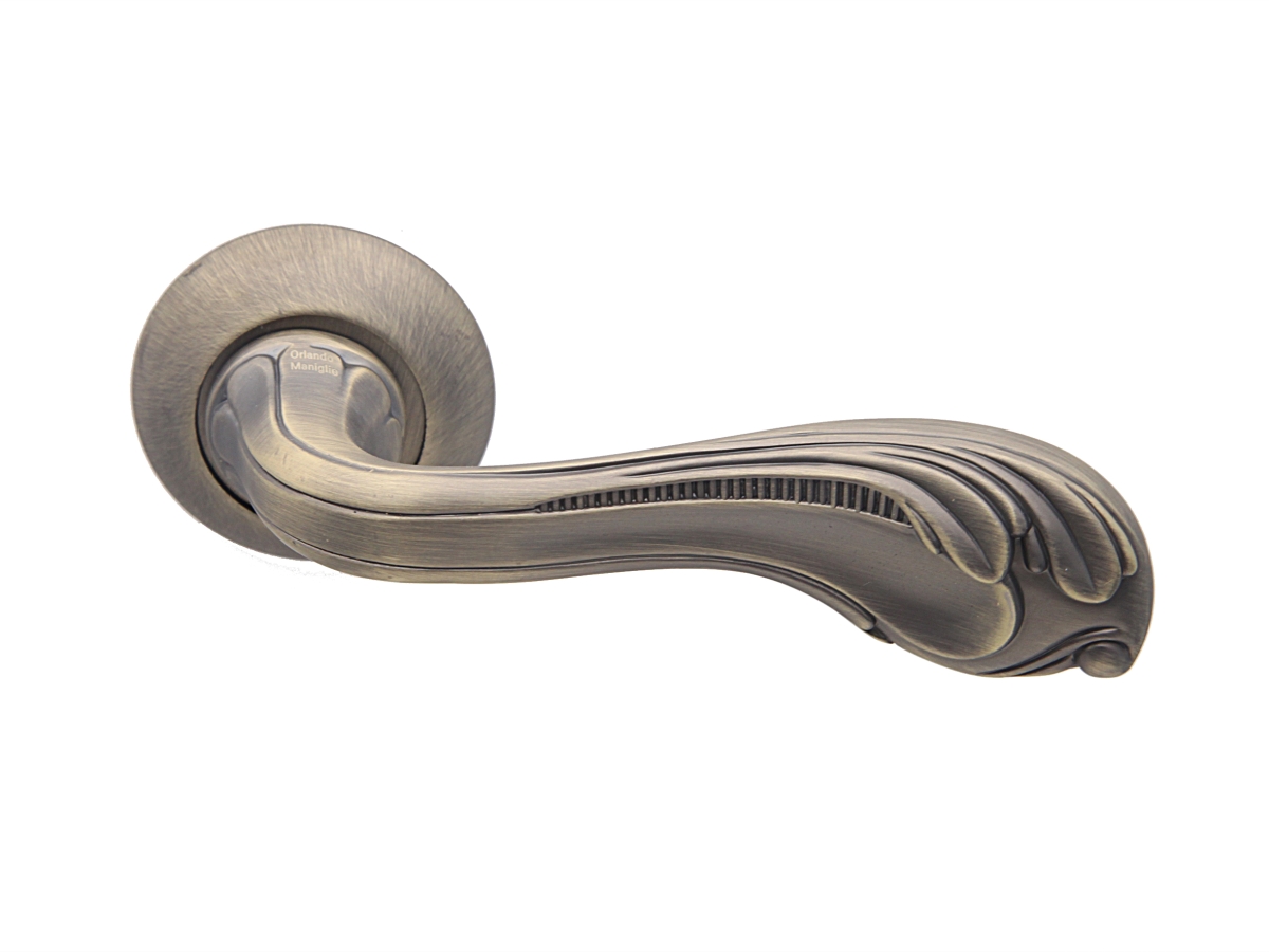 Дверная ручка ORLANDO H200 матовая бронза
