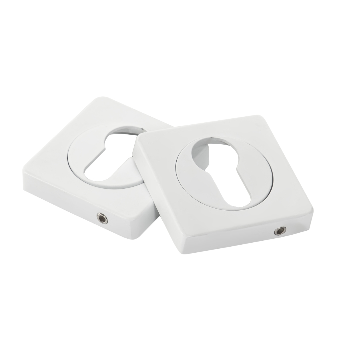 Накладка под личину POLLY CYL09 белый матовый квадратная