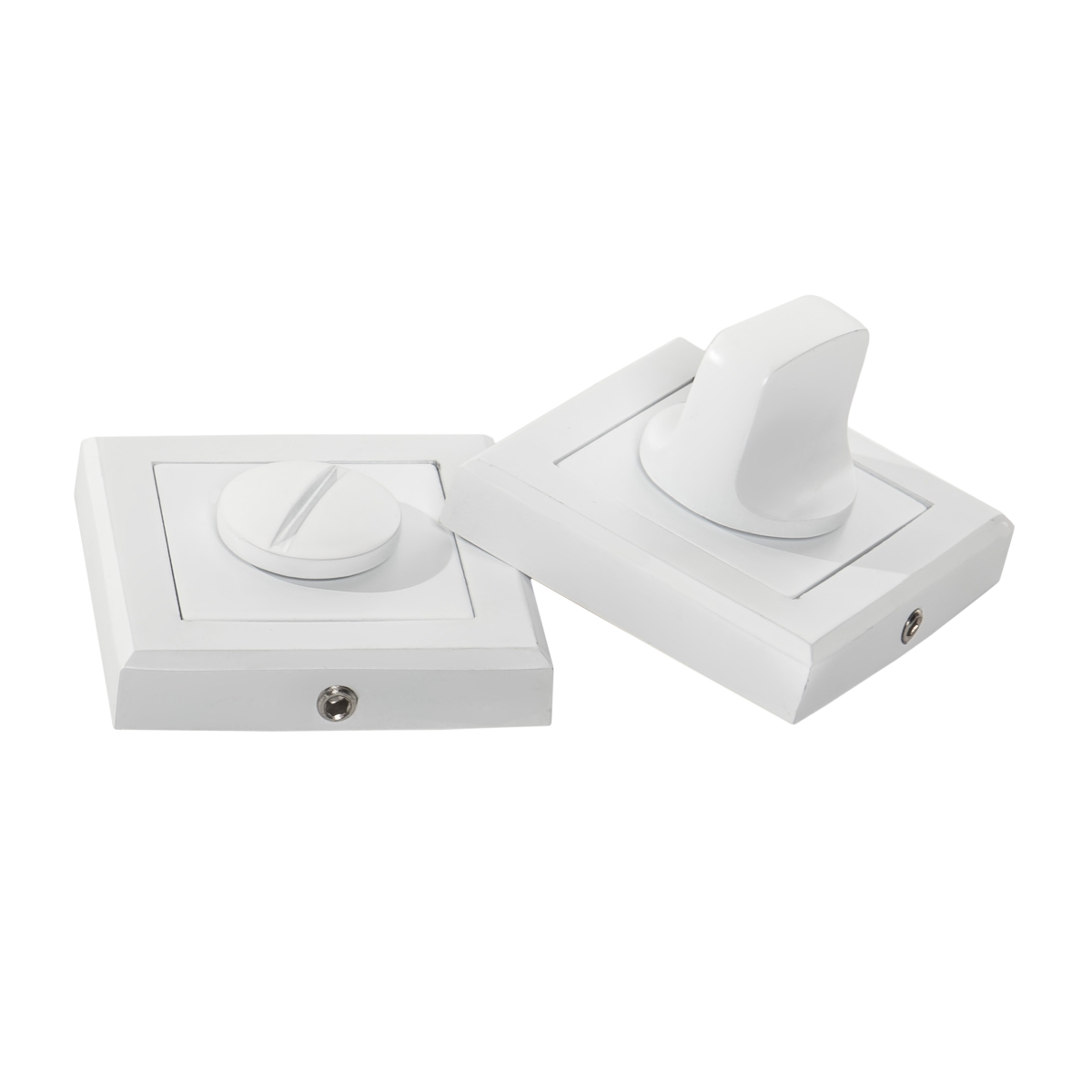 Завертка дверная (фиксатор) POLLY WC09 белый матовый